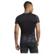 Adidas Ανδρική κοντομάνικη μπλούζα Techfit AOP Tee